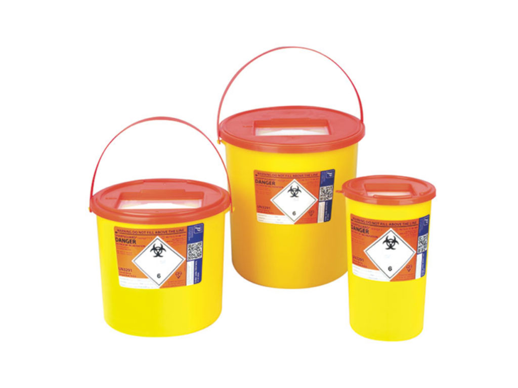 Afvalcontainer Sharpsbin, 22 liter (10 stuks)