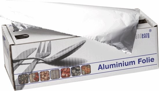 Aluminiumfolie, 50 cm x 150 meter, 14 mu (per rol)