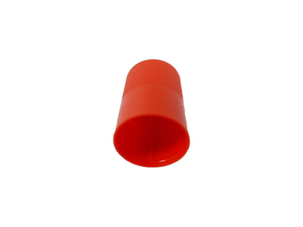 Autoclaveerbare cap PP 15/16 mm, rood 1000x