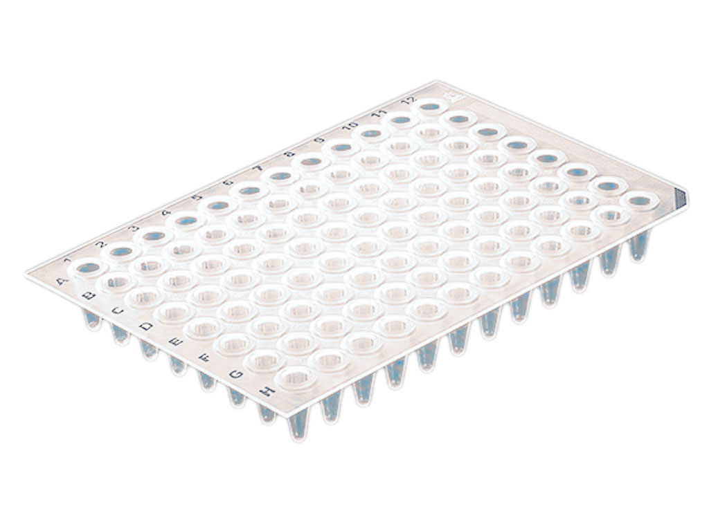 Brand PCR plaat + qPCR folie, 96 wells, Set 1 (50 stuks)