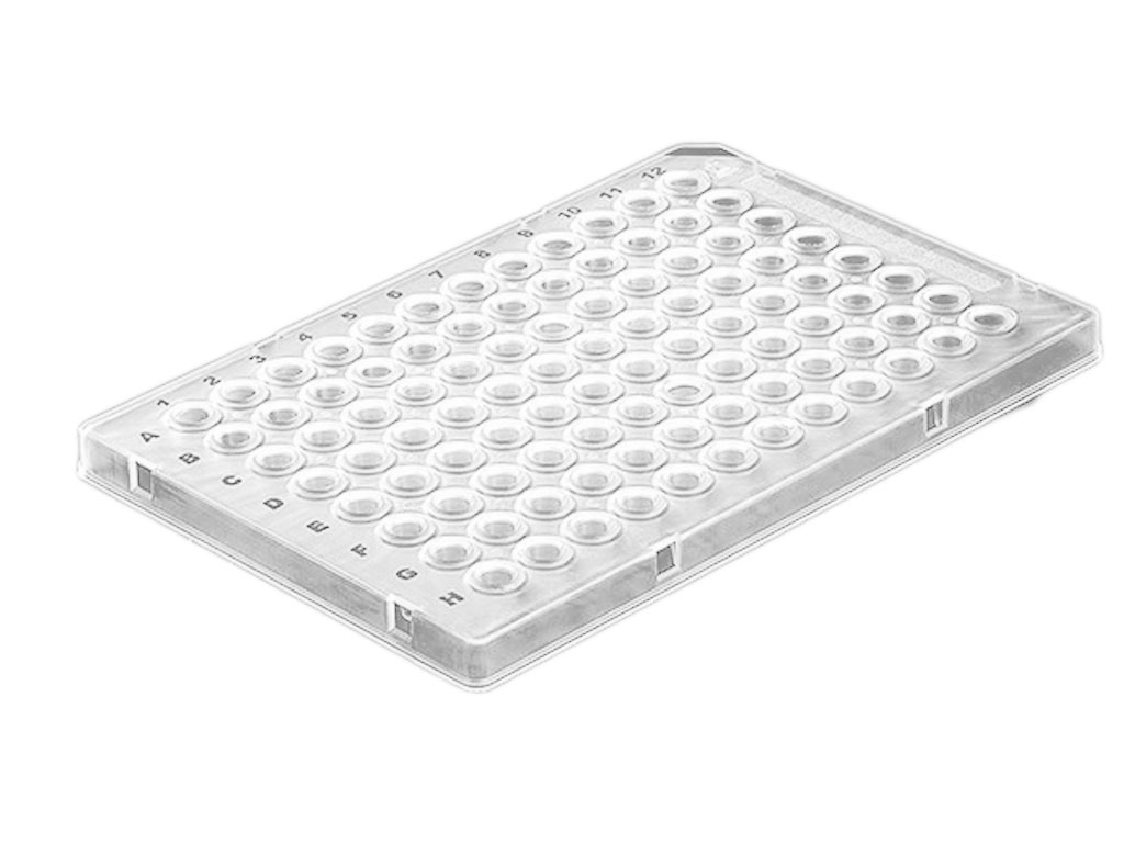 Brand PCR plaat + qPCR folie, 96 wells, Set 4 (50 stuks)