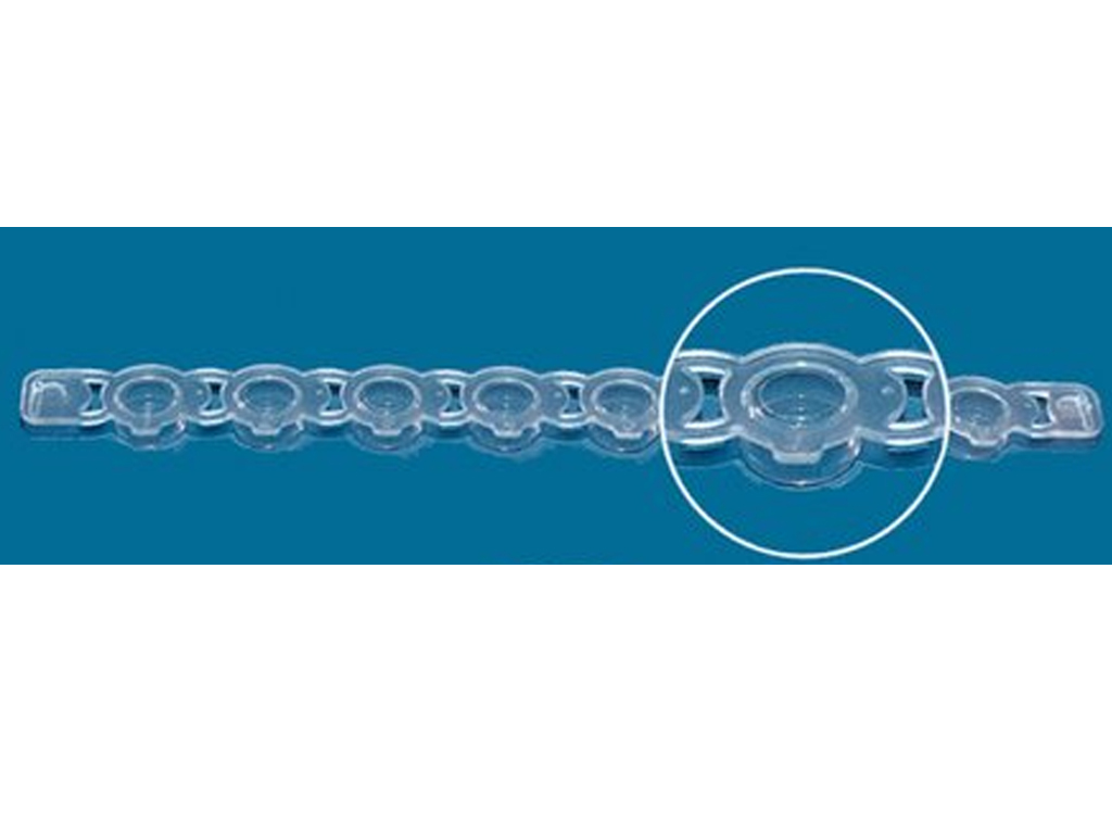 Cap voor PCR tube 'flat' strip à 8 stuks (125 stuks)