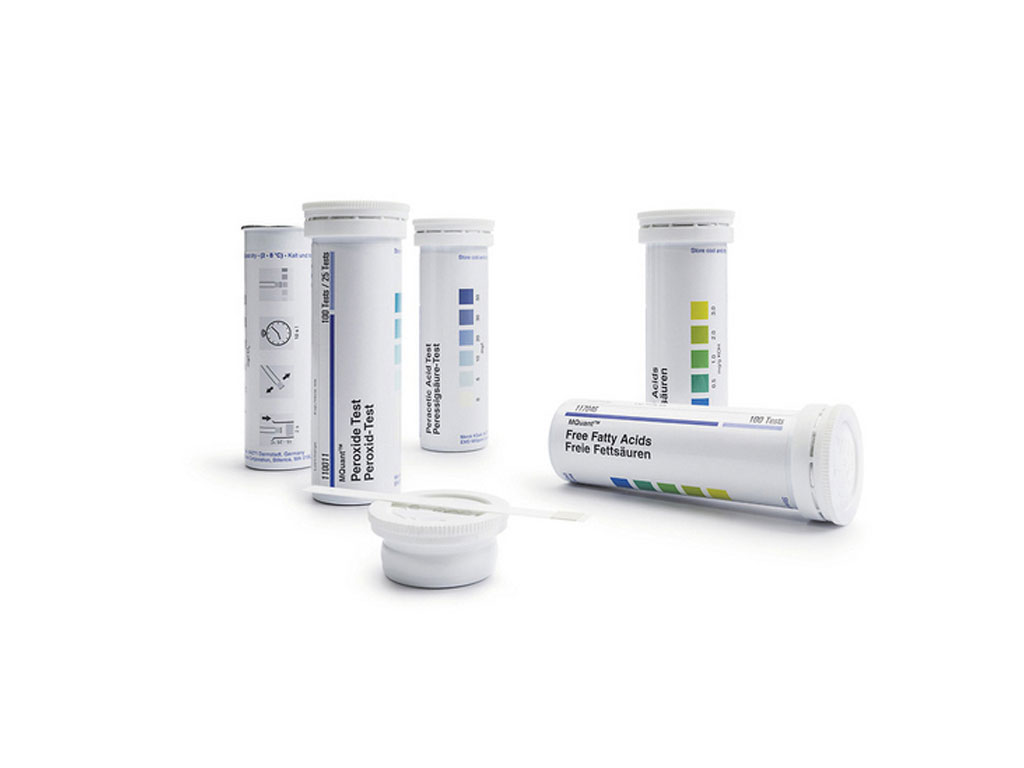 Chloor teststrip, 25-500 mg/l, MQuant (100 stuks)