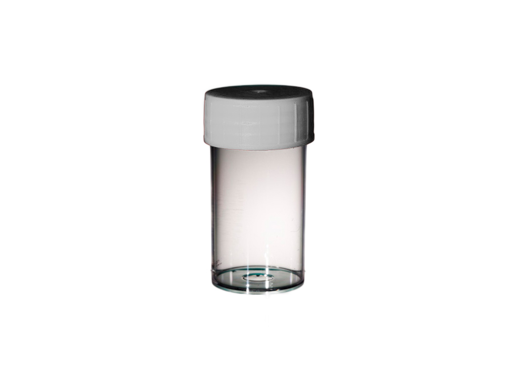 Container PP 40 ml, witte dop, aseptisch 1000x