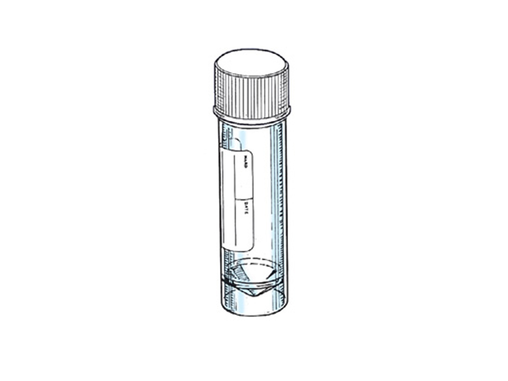 Container PS 30 ml met witte dop (400 stuks)
