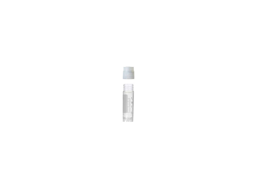 Cryovial 2,0 ml met dop (extern), steriel (1000 stuks)