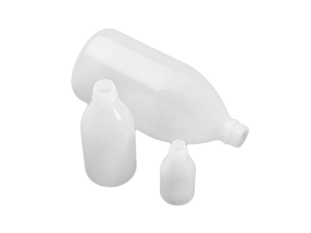 Fles LDPE 50 ml, zonder dop (100 stuks)