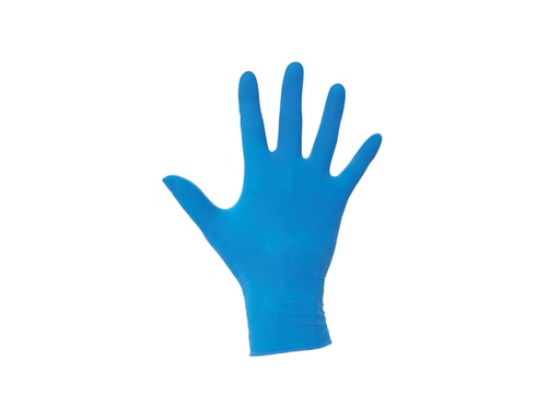 Handschoen latex blauw, poedervrij, S 1000x