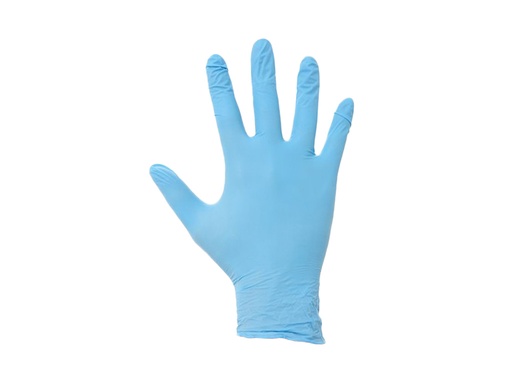 Handschoen nitril blauw, poedervrij, maat L (100 stuks)