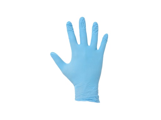Handschoen nitril blauw, poedervrij, M (100 stuks)
