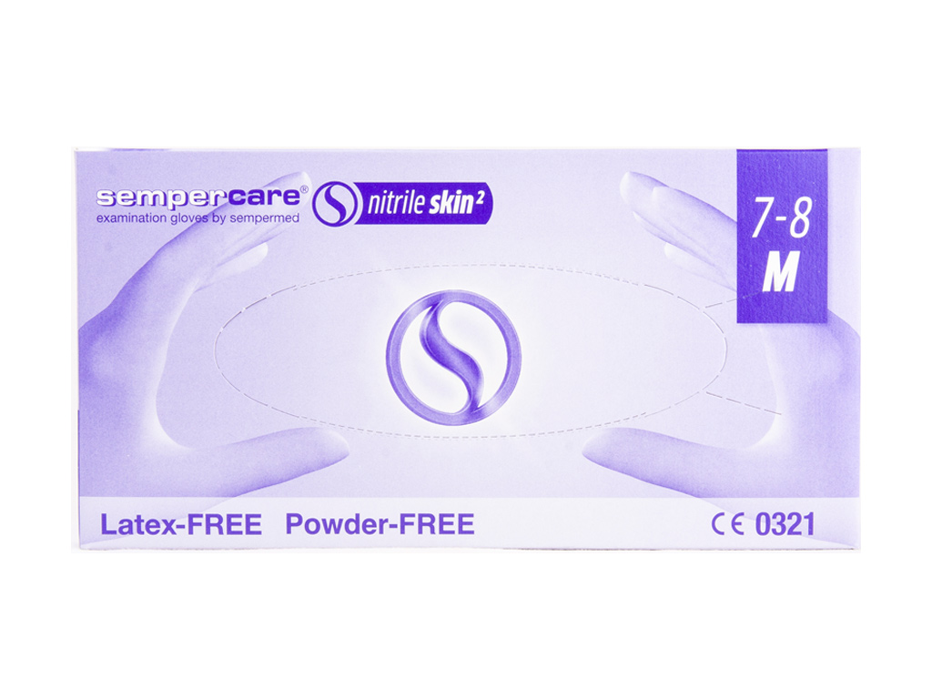 [LB030-00467] Handschoen Sempercare Nitril, M (100 stuks)