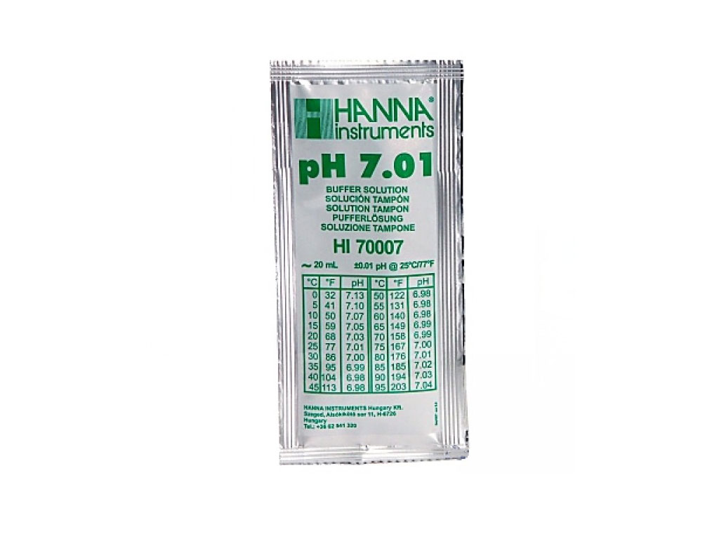 Kalibratievloeistof pH 7.01, 20 ml (25 stuks)