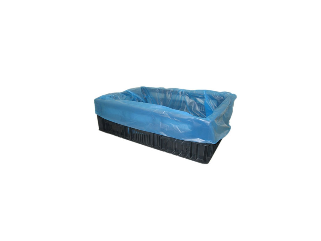 Kratzak HDPE blauw 68/2x17x63cm, 10my (1000 stuks)