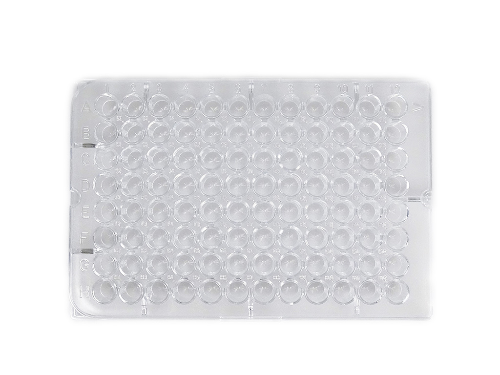 Microtiterplaat PS, V-bodem, 96 wells (100 stuks)