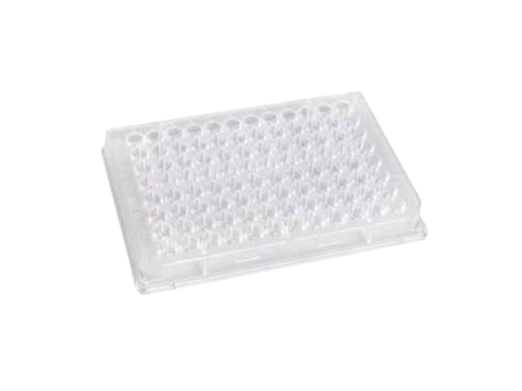 Microtiterplaat PS, V-bodem, 96 wells (100 stuks)