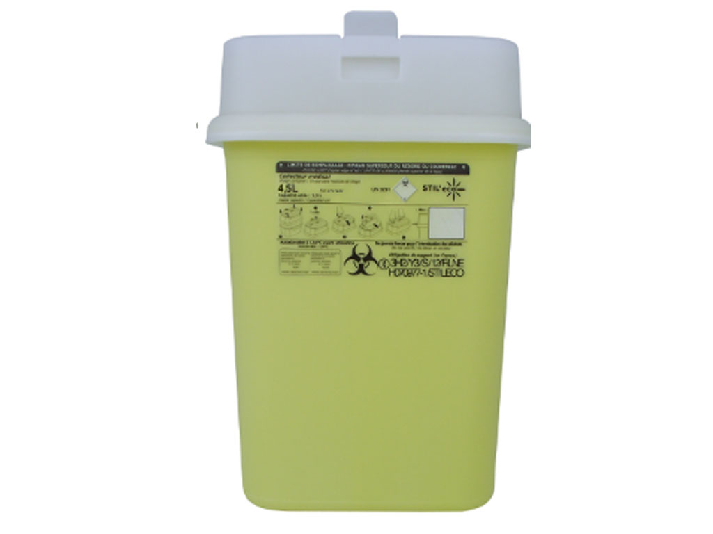 Naaldcontainer PP, 4500 ml (42 stuks)