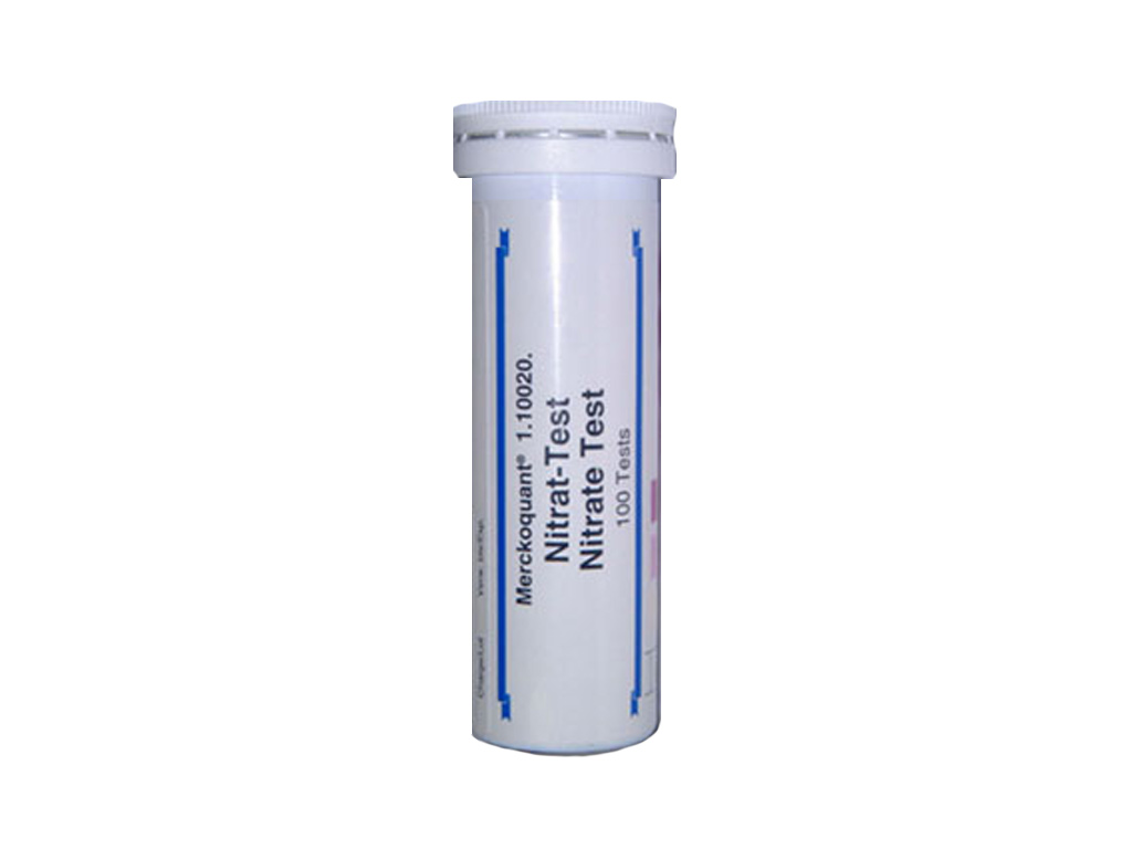 Nitraat teststrip, 10 - 500 mg/l, MQuant (100 stuks)