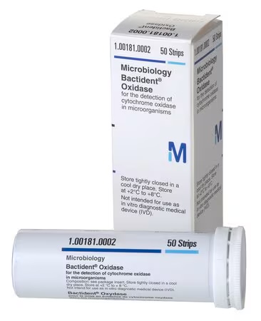 Oxidase teststrip Bactident (50 stuks)