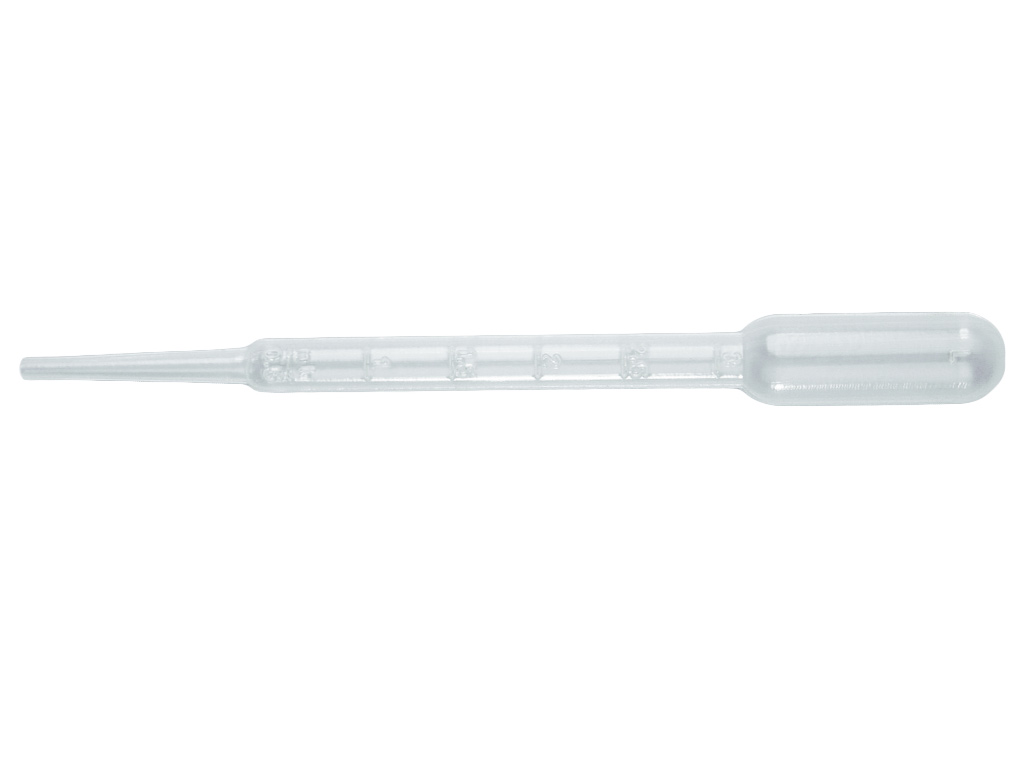 Pasteurpipet PE 3 ml 150 mm, p/1 steriel 1000x