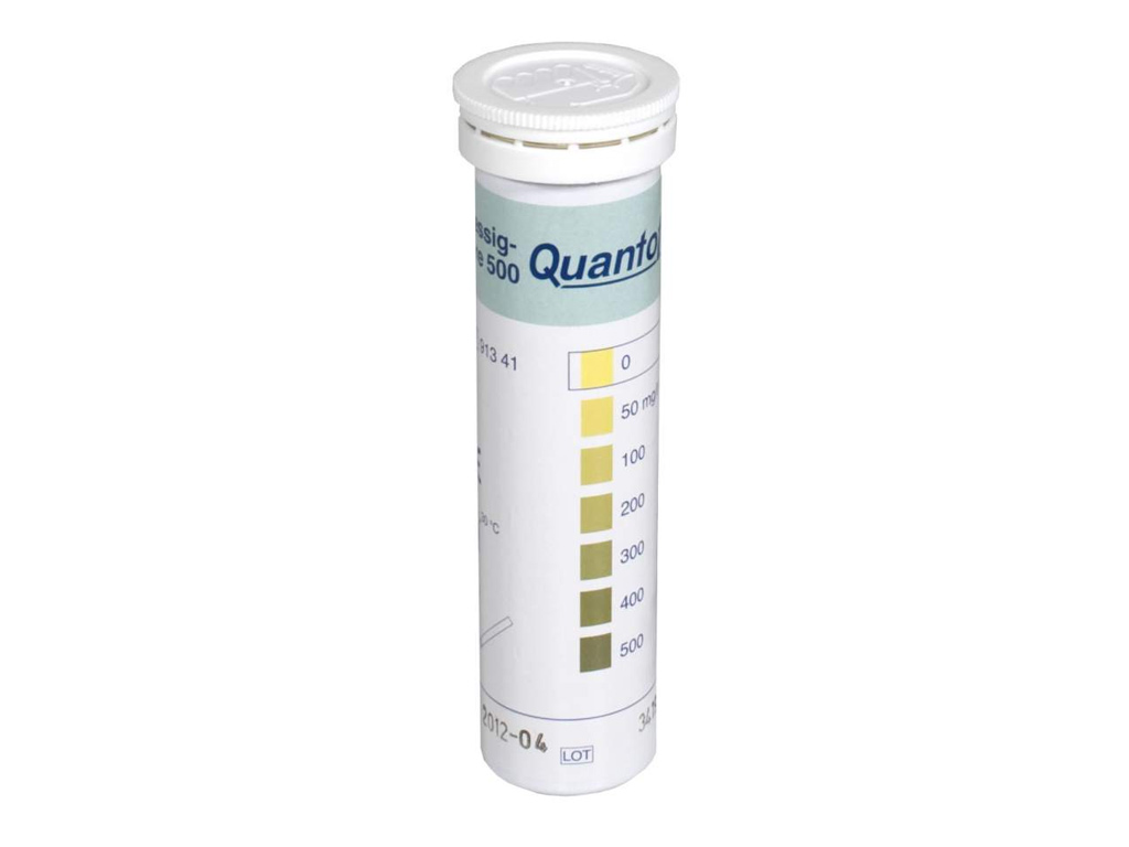 Perazijnzuur teststrip, 0 - 500 mg/l (100 stuks)