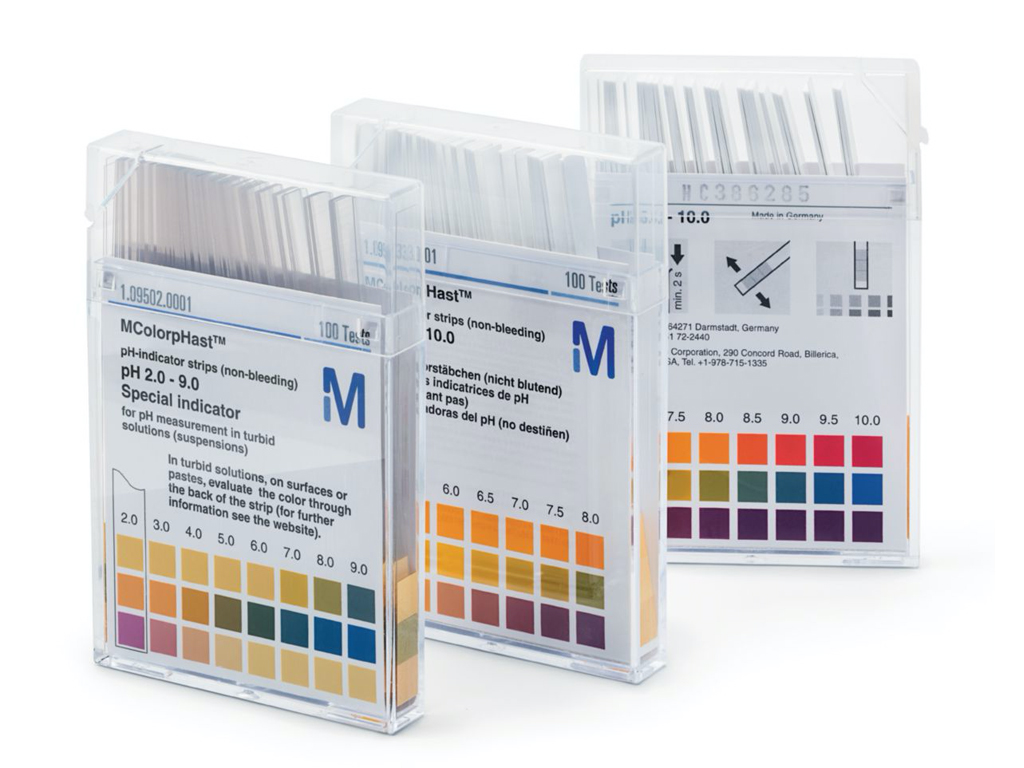 pH teststrip, pH 2,0-9,0, MColorpHast (100 st.)