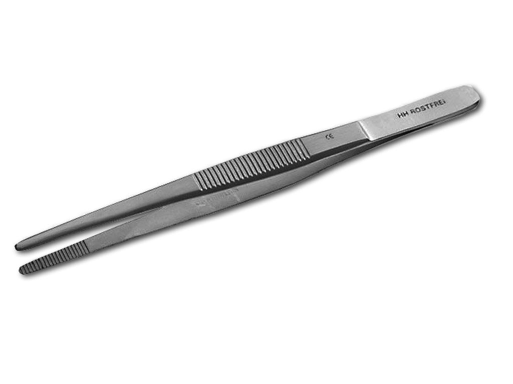 Pincet RVS 13 cm, stomp