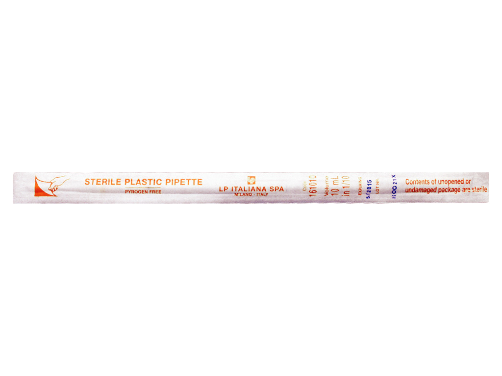 Pipet 10 ml, per stuk verpakt, steriel (500 stuks)