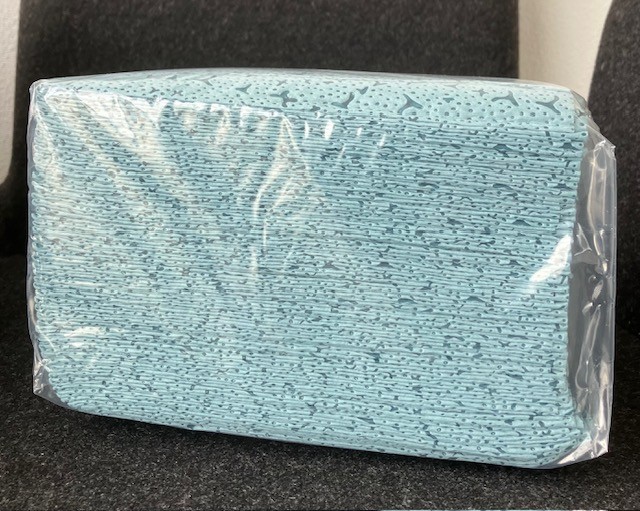 [LH027-00046] Poetsdoek Euro Proptex blauw 40 x 38 cm (6 x 50 stuks)