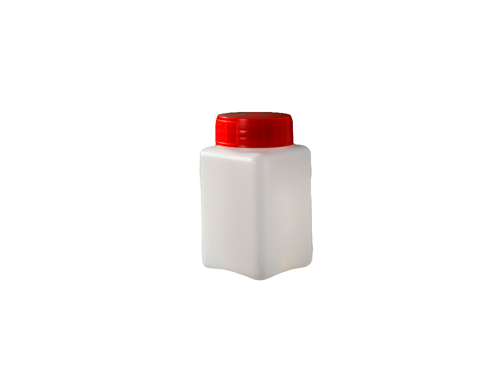 Pot HDPE 150 ml, vierkant, steriel (300 stuks)