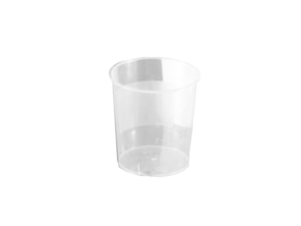 Pot PP helder 125 ml, zonder lipdeksel (1000 stuks)