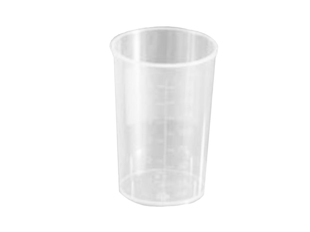 Pot PP helder 200 ml zonder lipdeksel (1000 stuks)