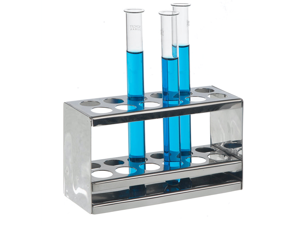 [LR050-01072] Rek RVS voor 20 mm buis, 2 x 12-plaatsen (per stuk)