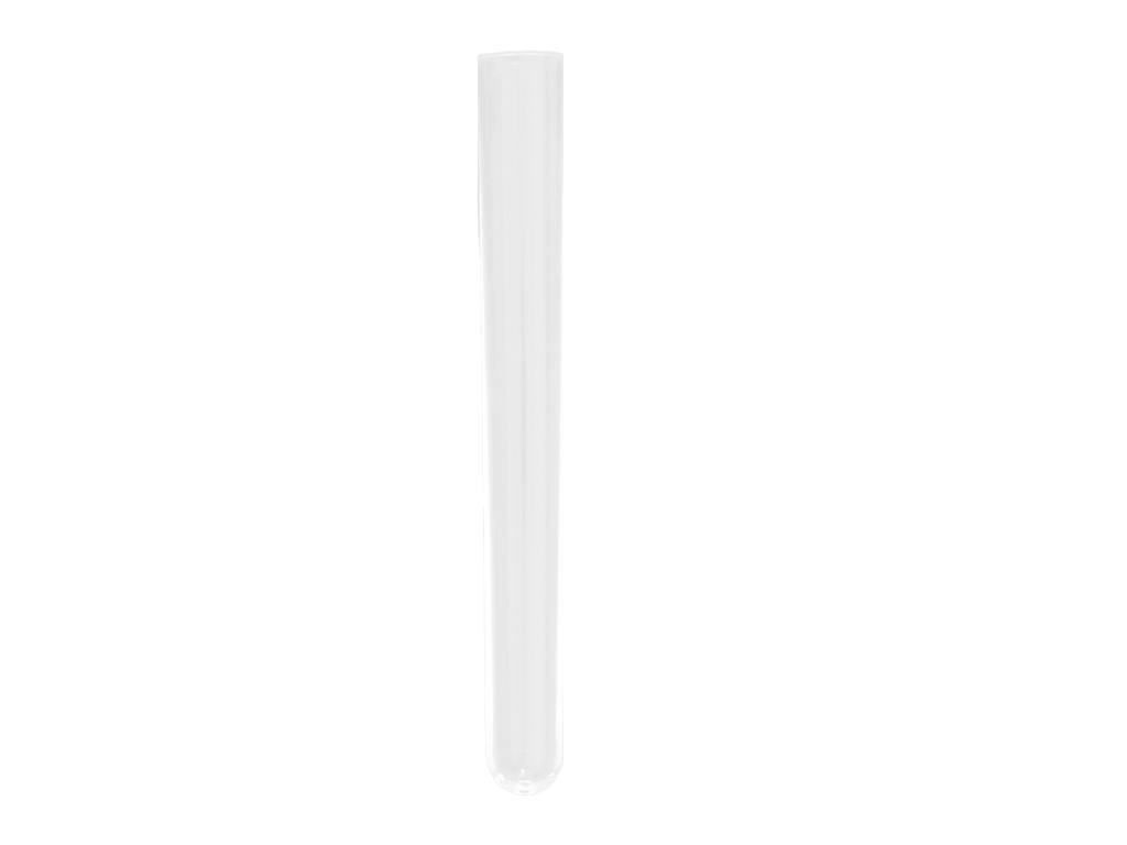 Rondbodembuis PS 16 x 100 mm met rand (2000 st.)