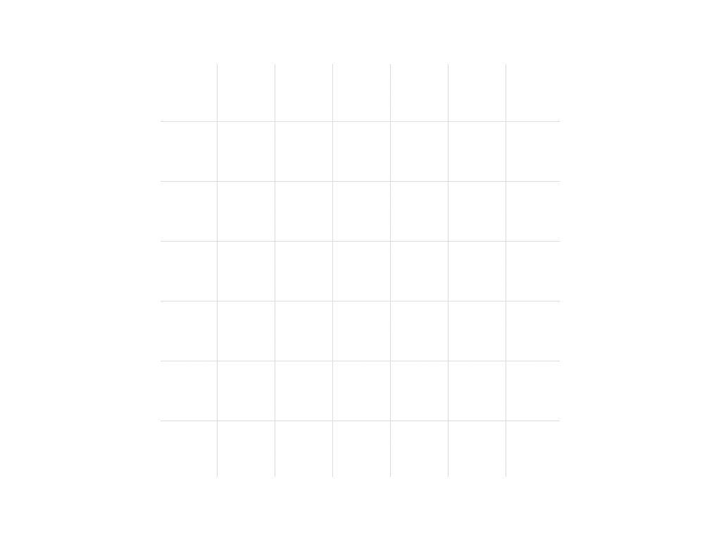 Rooster 133 x 133 mm, 7 x 7 pos., 30 mm (10 stuks)