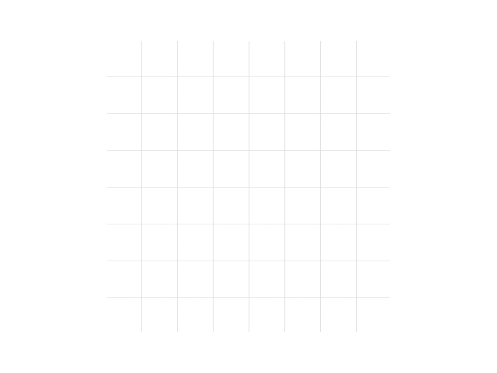 Rooster 133 x 133 mm, 8 x 8 pos., 30 mm (10 stuks)