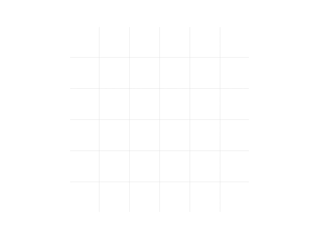 Rooster 136 x 136 mm, 6 x 6 pos., 30 mm (10 stuks)