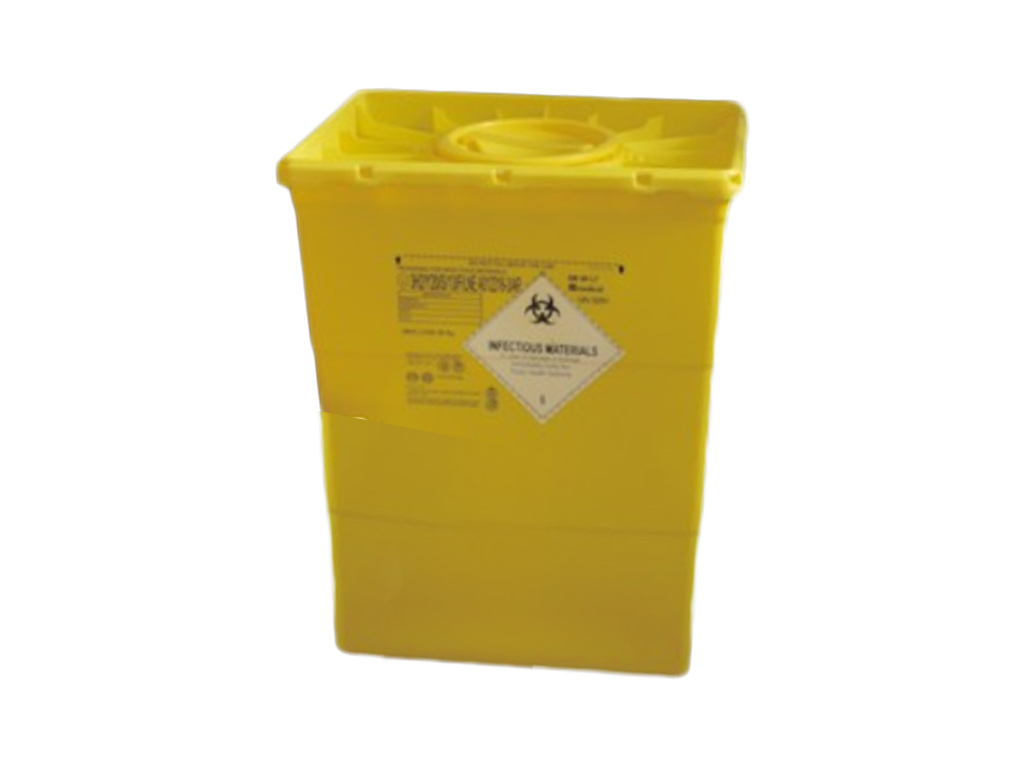 Safety container 50 liter, 400 x 300 x 505 mm (4 stuks)