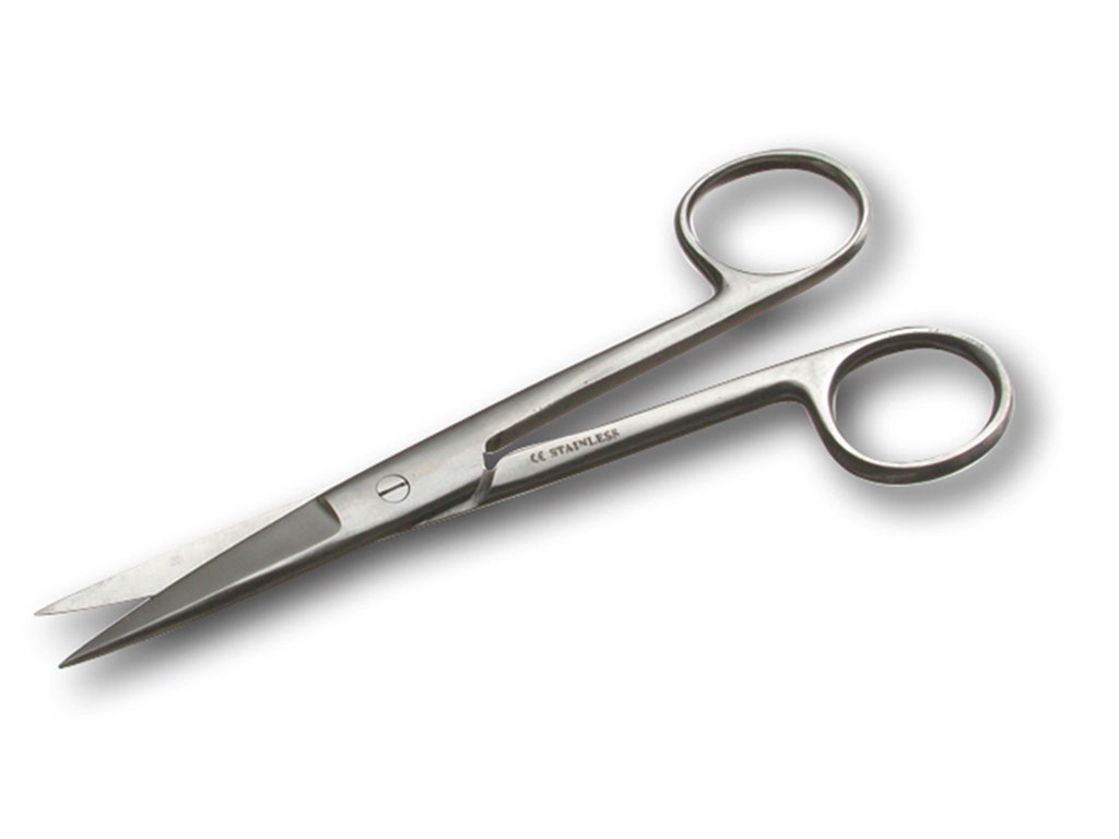 Schaar RVS 14,5 cm, spits/spits (per stuk)