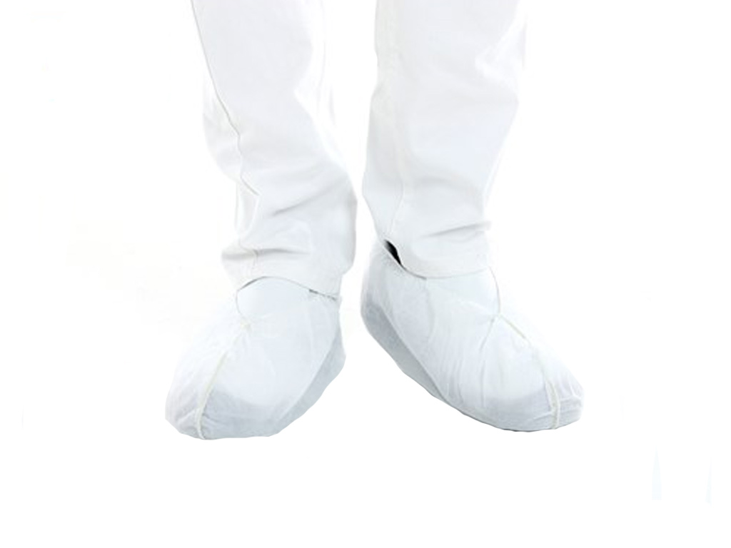 [LB056-00001] Schoenovertrek PP wit, non woven (500 stuks)