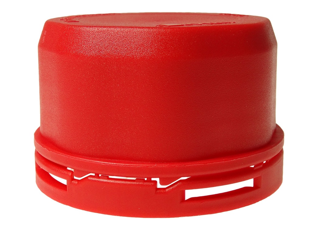 Schroef/garantiedop rood, VITgrip, PP (6 stuks)