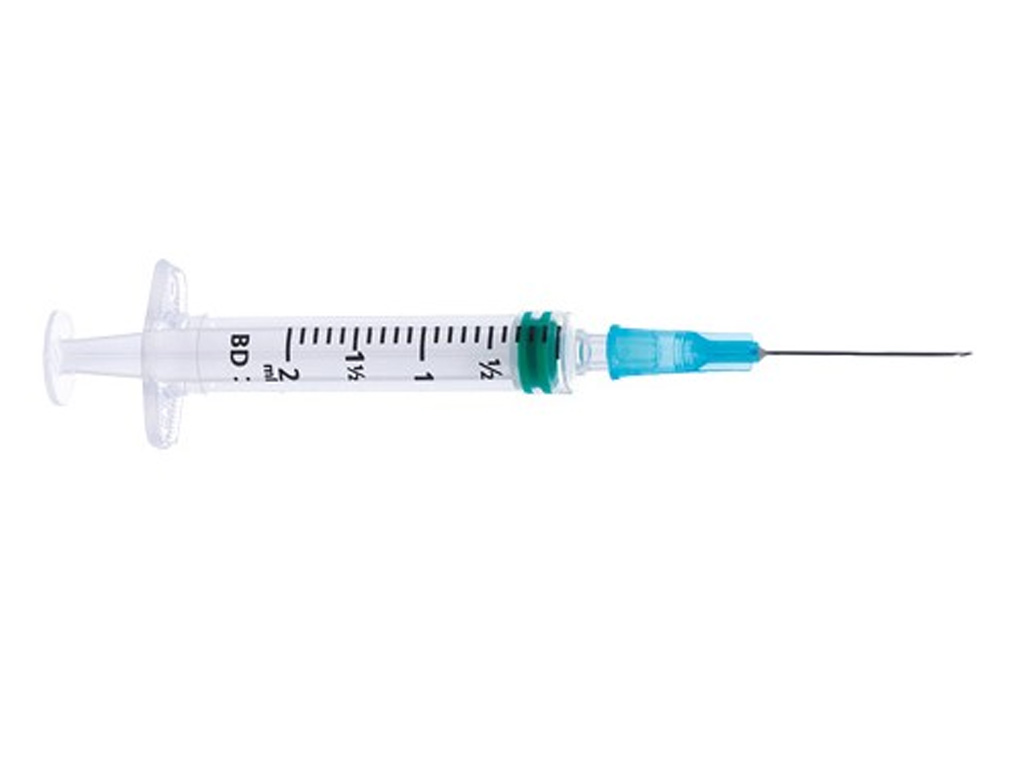 Spuit BD Emerald 2 ml, 3-delig, steriel (100 stuks)