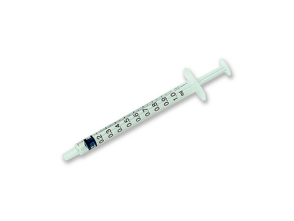 [LD103-00092] Spuit BD Plastipak 1 ml, 3-delig, steriel (120 stuks)