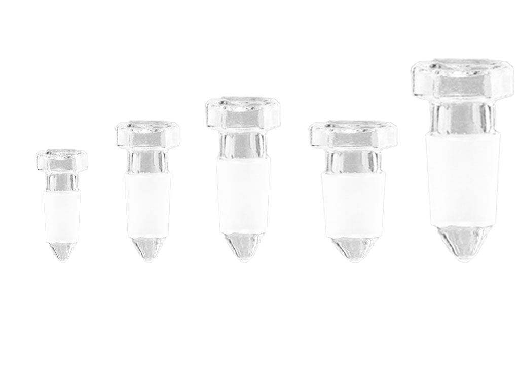 Stop glas zeshoekig + afdruiptip NS12/21 (per stuk)