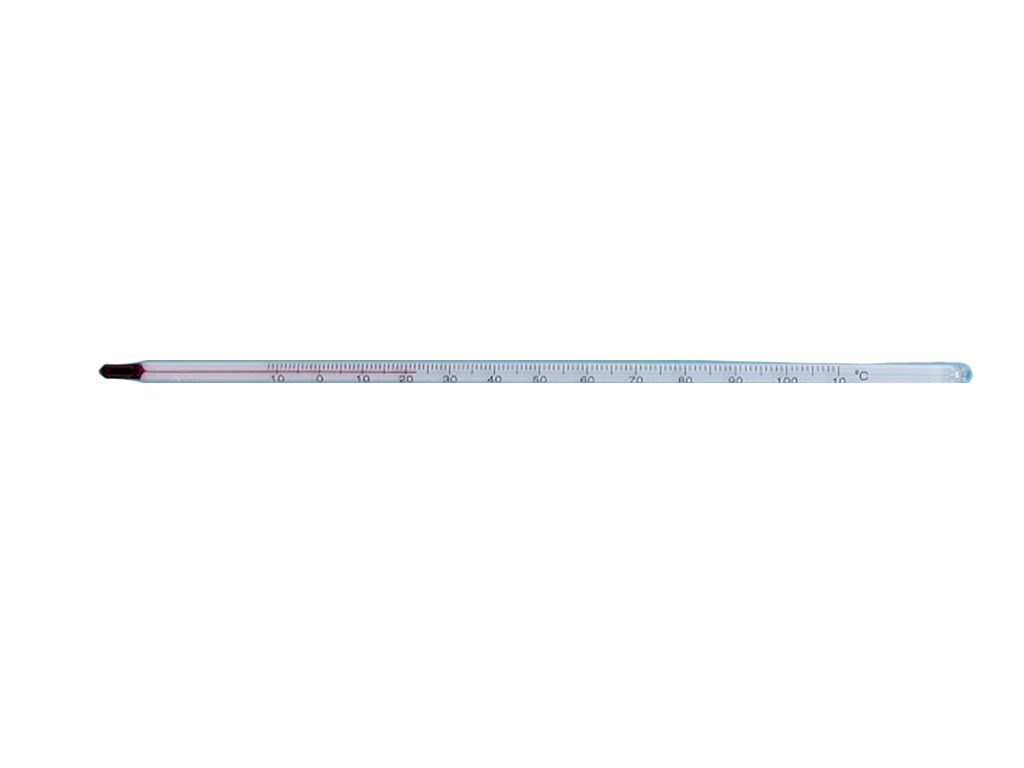 Thermometer -10...+110:1 C, rode vulling (per stuk)