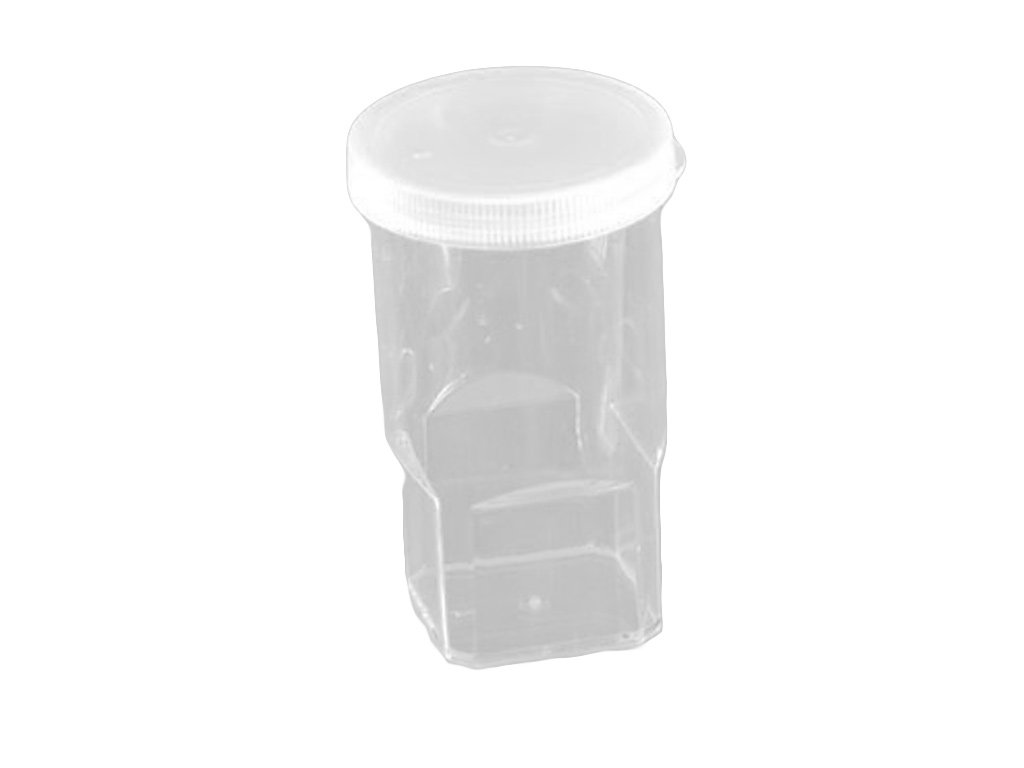 Vial (Coulter Counter) PS, met deksel (1000 stuks)