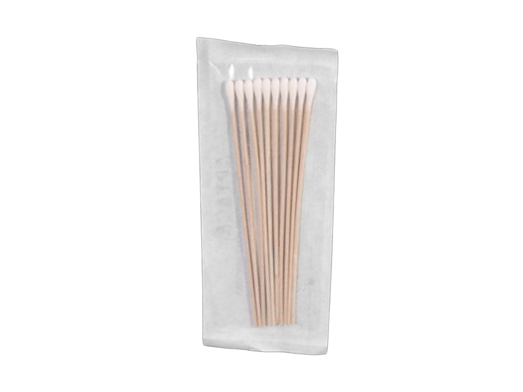 Wattenstokje 15 cm, per 10 stuks verpakt, steriel (5000 stuks)
