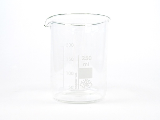 [LG012-00014] Bekerglas 250 ml, laag model 10x