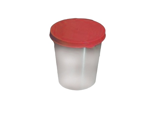 [LD002-00157] Container PP 125 ml drukdeksel p/1 steriel (250 stuks)