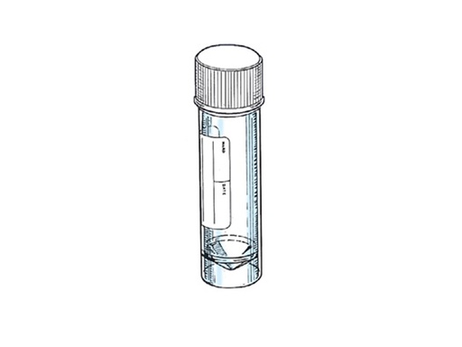 [LD002-00401] Container PS 30 ml met witte dop (400 stuks)