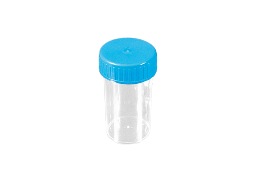 [LD002-00089] Container PS 60 ml met blauwe dop (600 stuks)